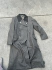 Vtg East German Wool Nva Military Double Breasted Overcoat Trench G-52 Green