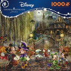 Thomas Kinkade - Mickey And Minnie Halloween Fun - 1000 Piece Jigsaw Puzzle