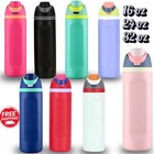 Freesip Insulated Stainless Steel Water Bottle  Straw Travel 32oz 24oz 19oz