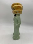Vtg 30s Chalkware Carnival Prize Marlene Dietrich Tomboy Flapper Hat Girl 14 