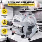Commercial Meat Slicer 320w 12  Blade Electric Deli Food Slicer Adjustable Thick