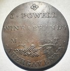 1795 Great Britain Abergavenny 1 2 Half Penny Conder Token  James Powell Wine Au