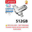 Lenovo Usb 3 2 512gb Otg Flash Drive Usb-c Type-c Metal Memory Stick Pen Drive