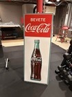 Coca-cola 1960s Original Metal Advertising Sign Nm 