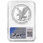 2024-w Proof  1 American Silver Eagle Congratulations Set Ngc Pf69uc Brown Label