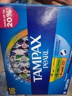 Tampax Pearl Unscented Tampons Regular Absorbency Plastic Applicator 86 Ct