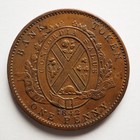1842 Canada Bank Of Montreal 1 Penny Free Shipping  C4108