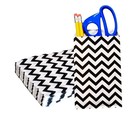 Novel Paper Merchandise Gift Bags For Jewelry Packaging In Multiple Colors