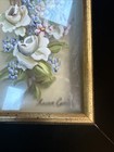 Susan Cornish Oil Painting On Layered Glass-small Wall Decor-flowers