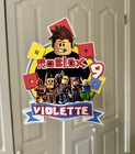 Custom  Boys Roblox Birthday Celebration Cake Topper