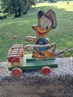 Vintage Fisher Donald Duck Xylophone Pull Toy