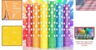 Rainbow Powder Poppers Biodegradable Confetti Launchers 6 Pack For Celebrations