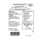Sanniti Danish Blue Cheese Wheel  Approx  6 Lbs   Creamy  Tangy Blue Cheese   