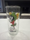 Warner Brothers Marvin The Martian 15 Oz Drinking Glass  Rare 