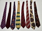 Vintage 1940s Tie Lot  8   Swing Era Wwii Joseph Werthheimer Showroom