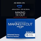 Universal Sewing Machine Needles - 15 Count - Assorted Sizes 80 12  90 14  10   