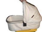 Uppa Baby Uppababy Bassinet Cruz Vista V2  White Marsilver Bryce Excellent