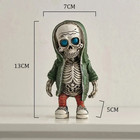 Halloween Theme Skull Dolls Resin Ornaments Characters Statues Home Creative Coo