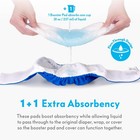 Disposable Dog Diaper Booster Pads  Inserts For Male   Female Dog Diapers   B   