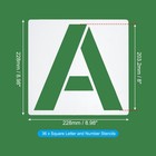 8 Inch Letter Stencils Number Stencils  Alphabet Templates Numbers Stencil 36pcs