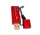 Usb Adapter Memory Reader Sony Ericsson Ccr-60 M2 1201-8600 1 N Red Original
