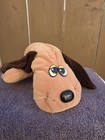 Vintage 1985 Large Pound Puppies Brown Spots Collar Tonka 16    Plush Toy Stuffed