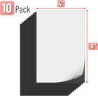 - Adhesive Magnetic Sheets  4  X 6   10 Pack  With Adhesive Backing  Flexible Pi