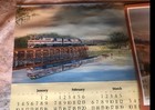 Amtrak 1981 1988 Lot Of  2  24x36 Calendars Los Angeles Louisiana 