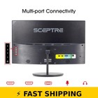 Sceptre 27  Curved Monitor 1080p 100hz  Hdmi  Built-in Speakers  Black