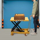 New Hydraulic Lift Table Cart 500 Lbs Manual Single Scissor Lift Table 30 5  New