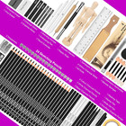 70 Pcs Drawing Set Sketching Kit - Sketch Pencils Art Supplies For Adults Artist