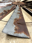 47  Inch Full Rustic Farmhouse Windmill Metal Wall Art