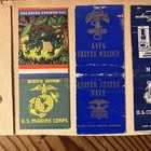 Vintage Match Book Covers Matches Strike Ads Auto Gas Hotel Sports Military Old