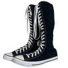 Converse Chucks Knee High Xxhi Tops Lace Up Black Sneaker Shoes Ws 12 5
