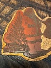 Vintage Santa Claus Christmas Copper Newspaper Printing Block  3  X 3 