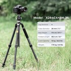K f Concept 68in Carbon Fiber Camera Tripod Professional With Metal Ball Head