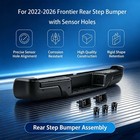 Fits 2022 2023 2024 2025 2026 Nissan Frontier Rear Step Bumper With Sensor Holes