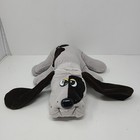 Vintage 1985 Pound Puppy Tonka Large Gray W  Brown Spots 18in Plush