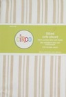 Circo Stripe Taupe   White 100  Cotton Fitted Crib Sheet Nip