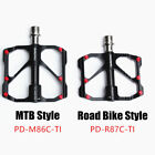 Usa Stock Carbon Titanium 9 16  Mtb Road Bike Pedals 3 Bearings Bicycle Pedals