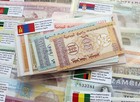 Lots 100 Foreign Paper Money 50 Countries World Banknotes Unc English Flags Gift