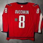 Alex Ovechkin Signed Jersey Washington Capitals Hockey Autographed  8 With Coa