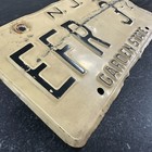 Vintage New Jersey License Plate   Efr  3-2   Garden State Nj Tag