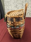 Vintage Wicker Rattan Fishing Basket  Fish Decor