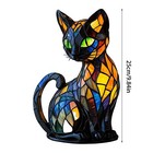 Retro Stained Glass Lamp Animal Dag Puppy Lamp Animal Stained Glass Night-light