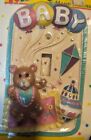 Vintage Baby Nursery Light Switch Cover  Teddy Bear Balloon 80s 90s Hand Painted