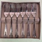 Sheffield Silverplate Fish Forks - Set Of 6 - Original Box England