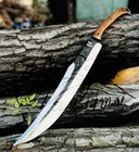 Ubr Custom Handmade High Carbon Steel Camping Machete With Leather Sheath