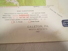 Vintage 1947 State Of Pennsylvania Interior Usgs - Galeton Pa Quadrangle  2 