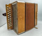 Vintage - Hohner Pressed Wood C f Diatonic 29 Key Accordion - Works  As-is 